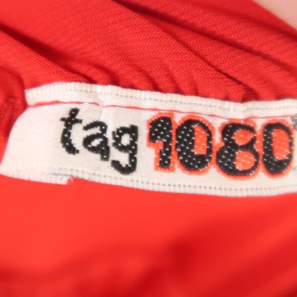 Vintage 90s Tag 1080 Red Sequin Mini Dance Dress S - Picture 5 of 5
